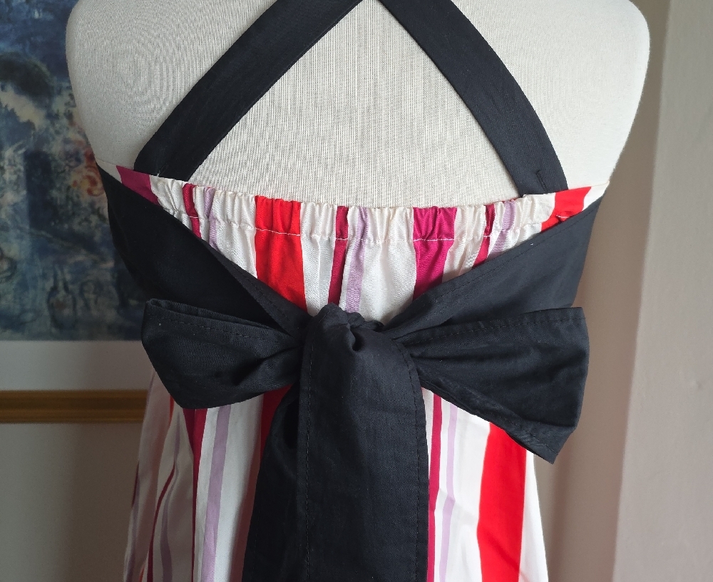 Kate Spade Black and Multicolor Striped Maxi Dress - Picture 5 of 16